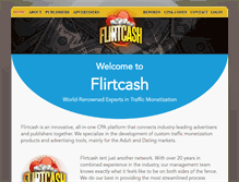 Tablet Screenshot of flirtcash.com